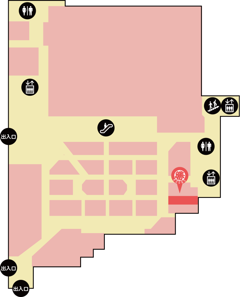 西武東戸塚S.C.店案内図