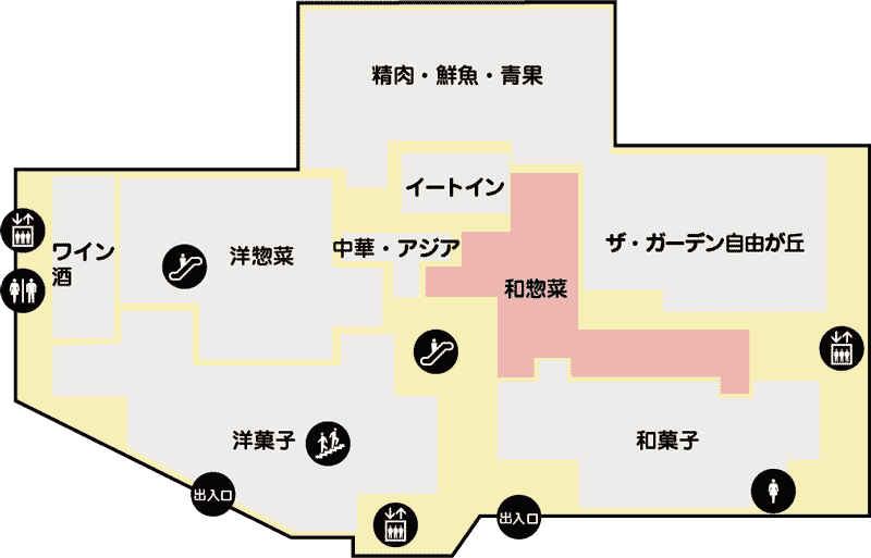 そごう横浜店案内図